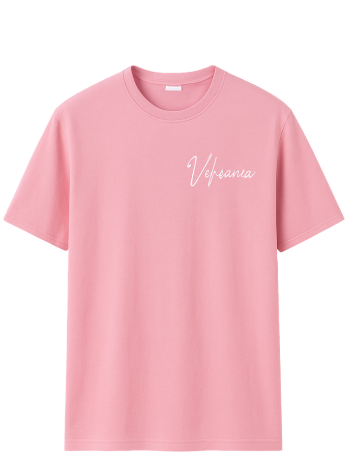 signature pink tee