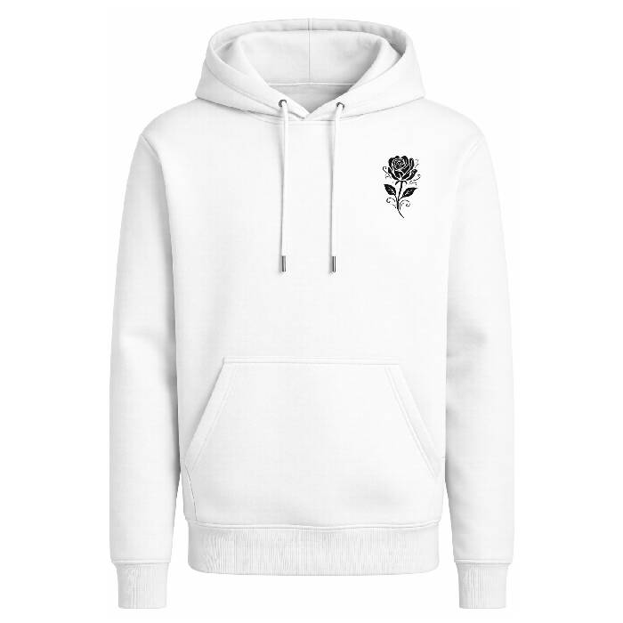 Velmora Bloom White Hoodie